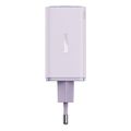 baseus gan6 pro fast charger 65w 2x usb 2x type c star purple extra photo 2
