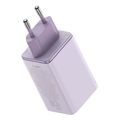 baseus gan6 pro fast charger 65w 2x usb 2x type c star purple extra photo 3