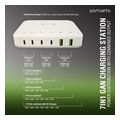 4smarts 7in1 gan charging station 100w qi wireless white extra photo 3 4smarts 7in1 gan charging station 100w qi wireless white extra photo 3