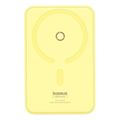 baseus powerbank 5000mah magpro magnetic bracket wireless charging 20w lemon yellow extra photo 1 baseus powerbank 5000mah magpro magnetic bracket wireless charging 20w lemon yellow extra photo 1