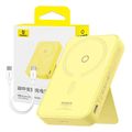 baseus powerbank 5000mah magpro magnetic bracket wireless charging 20w lemon yellow extra photo 6 baseus powerbank 5000mah magpro magnetic bracket wireless charging 20w lemon yellow extra photo 6