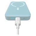baseus wireless powerbank qi 10000mah mini magnetic magsafe 20watt blue extra photo 2