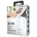 gembird 2 port 20w usb fast charger ta uc pdqc20 w 01 extra photo 5
