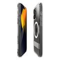 spigen caseology capella magsafe kickstand clear white silver for iphone 16 pro max extra photo 3