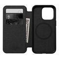 nomad leather magsafe folio black for iphone 14 pro extra photo 1