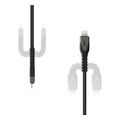 uag rugged kevlar cabel usb c for lightning 15m black grey bulk extra photo 3