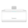 baseus compact powerbank 5000mah 20w type c lightning white extra photo 3