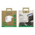 4smarts wall charger gan pocket 100w 2x type c usb white extra photo 6