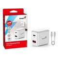 fortistis genius 20w 2 port usb c usb a extra photo 1