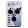 set of lens glasses for iphone 13 pro 61 black glitter 3 pcs extra photo 1