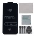 tempered glass 10d for iphone 15 pro max 67 black frame extra photo 1