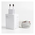 xiaomi wall charging 67w usb type a type c cable white bhr6035 extra photo 1