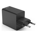 hama fast charger 1x usb c pd 3x usb a mini charger 35 w black extra photo 2