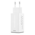 hama fast charger gan 2x usb c 1x usb a mini charger pd 65 w white extra photo 4