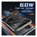 ldnio c103 car charger 60w usb a usb c extra photo 2