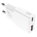 4smarts wall charger pd plug duos slim 30w gan type c usb a white extra photo 3