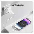 4smarts wall charger pd plug slim 20w gan type c lightning cable 15m white extra photo 7