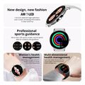 colmi smartwatch v89 143 amoled black silicone strap extra photo 2