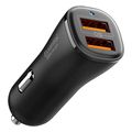 spigen essential 30w car charger ev302 black extra photo 1