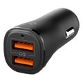 spigen essential 30w car charger ev302 black extra photo 2