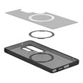 spigen ultra hybrid magsafe frost black for samsung galaxy s25 ultra extra photo 3