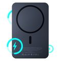 powerbank 3mk magsynergy 5000mah 18w pd fqi wireless charging black extra photo 3