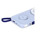 powerbank 3mk pastelup 10000mah 225w qc pd fqi wireless charging blue extra photo 2