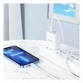 hoco usb a to lightning cable x83 victory 18w 2a 1m white extra photo 2