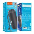 bluetooth speaker hoco hc16 2 x 5w tws usb micro sd radio fm grey extra photo 1