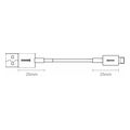 baseus superior series usb a to lightning cable 20w 24a 025m white calys 02 extra photo 1