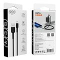 qcy usb a to lightning 20 216w braided wire cable fast charging data 60w tpe high densidy 12m extra photo 1