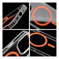 drop glue colorful ring mag cover compatible with magsafe for samsung s25 ultra orange extra photo 1