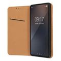 smart pro book leather case for samsung s25 brown extra photo 3
