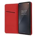 smart pro book leather case for samsung s25 claret extra photo 3