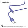 lamtech charging datacable lightning 1m blue lam445141 extra photo 5