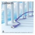 lamtech charging datacable lightning 1m blue lam445141 extra photo 7