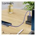 lamtech charging datacable lightning 1m blue lam445141 extra photo 8