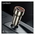 lamtech metal car charger qc30 pd20w metal gray lam112662 extra photo 3 lamtech metal car charger qc30 pd20w metal gray lam112662 extra photo 3