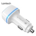 lamtech 2xusb 24a car charger for mobile phones white lam081734 extra photo 1 lamtech 2xusb 24a car charger for mobile phones white lam081734 extra photo 1