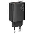 lamtech charger usb qc30 type c 20w black lam114420 extra photo 2