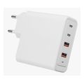 lamtech gan fast charger 2xtype c 2xqc30 output 100w lam113416 extra photo 1