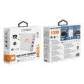 lamtech gan fast charger 2xtype c 2xqc30 output 100w lam113416 extra photo 2