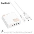 lamtech gan fast charger 1xtype c 4xqc30 65w eu cable 15m lam113409 extra photo 7