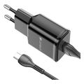 lamtech quick charger usb30 18w with type c cable 1m black lam021981 extra photo 1