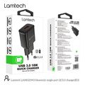 lamtech quick charger usb30 18w black lam021943 extra photo 6