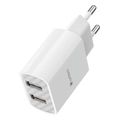 lamtech travel wall charger 21a with 2xusb white lam020694 extra photo 1 lamtech travel wall charger 21a with 2xusb white lam020694 extra photo 1