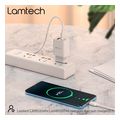 lamtech travel wall charger 21a with 2xusb white lam020694 extra photo 3 lamtech travel wall charger 21a with 2xusb white lam020694 extra photo 3