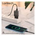 lamtech travel wall charger 21a with 2xusb black lam020748 extra photo 2 lamtech travel wall charger 21a with 2xusb black lam020748 extra photo 2
