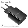 lamtech travel wall charger 21a with 2xusb black lam020748 extra photo 4 lamtech travel wall charger 21a with 2xusb black lam020748 extra photo 4