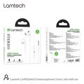 lamtech handsfree stereo 35mm jack with mic white lam020663 extra photo 2